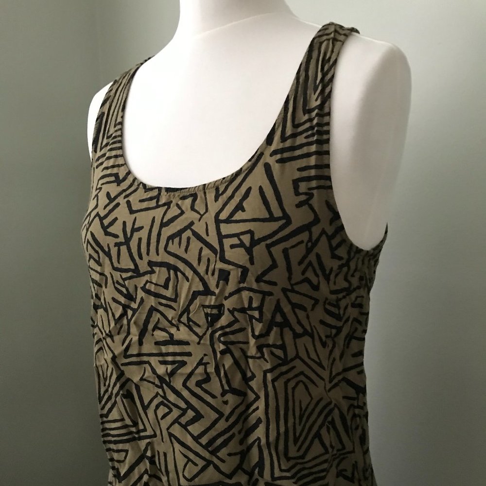 Vans Green & Black Tank Top